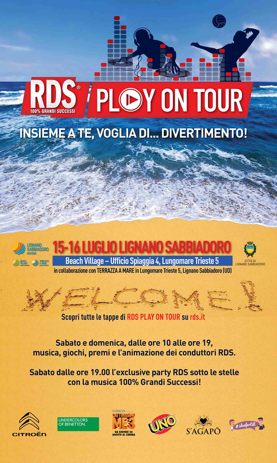 RDS Play on Tour Lignano Sabbiadoro