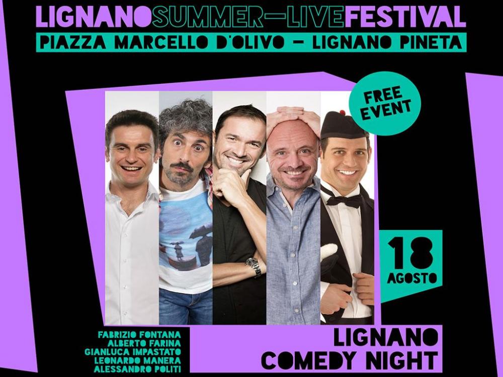  Spettacolo comico Comedy Night Lignano