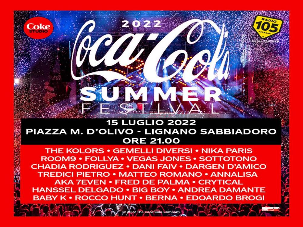 Coca Cola Summer Festival Lignano Sabbiadoro