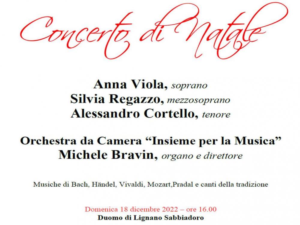 Concerto di Natale a Lignano Sabbiadoro
