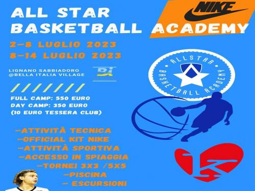 All Star Basketball Academy camp