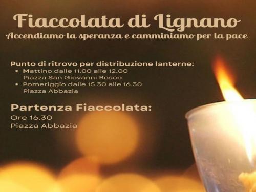 Fiaccolata per la pace