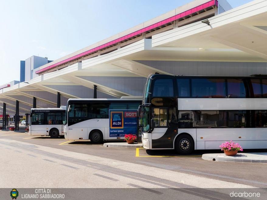 Inaugurata la nuova stazione delle corriere di Lignano