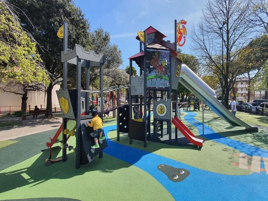 Pronta la nuova area giochi del parco San Giovanni Bosco