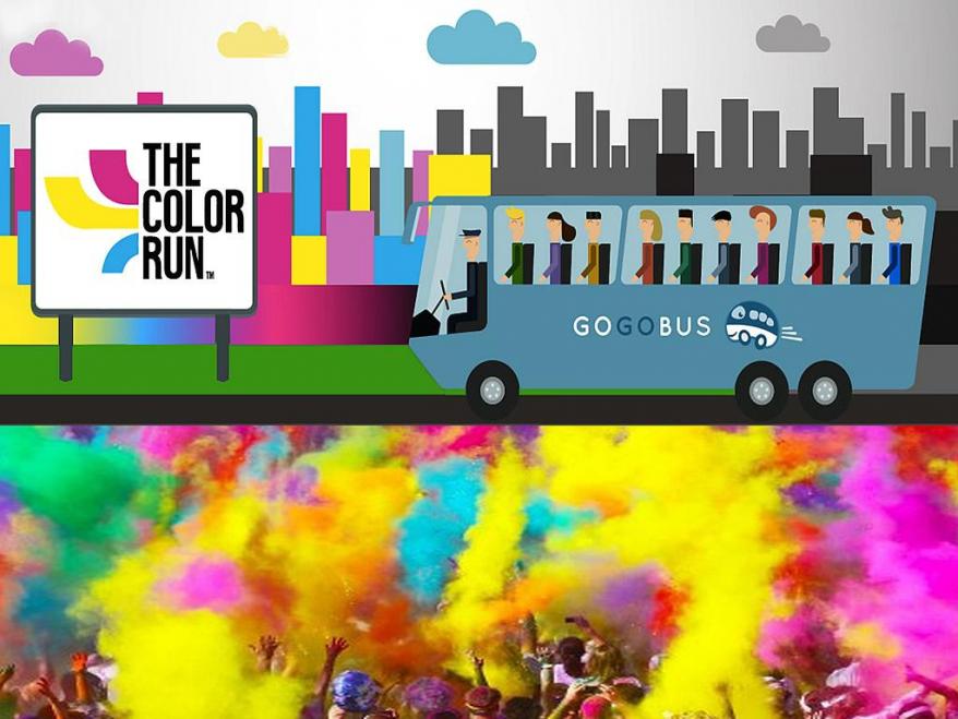 Arriva il GoGoBus mobility per la The Color Run 2016
