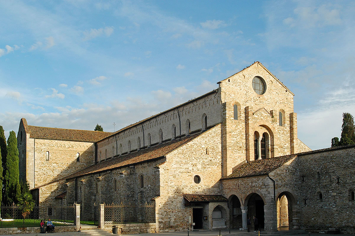 Aquileia veduta della Basilica Romanica