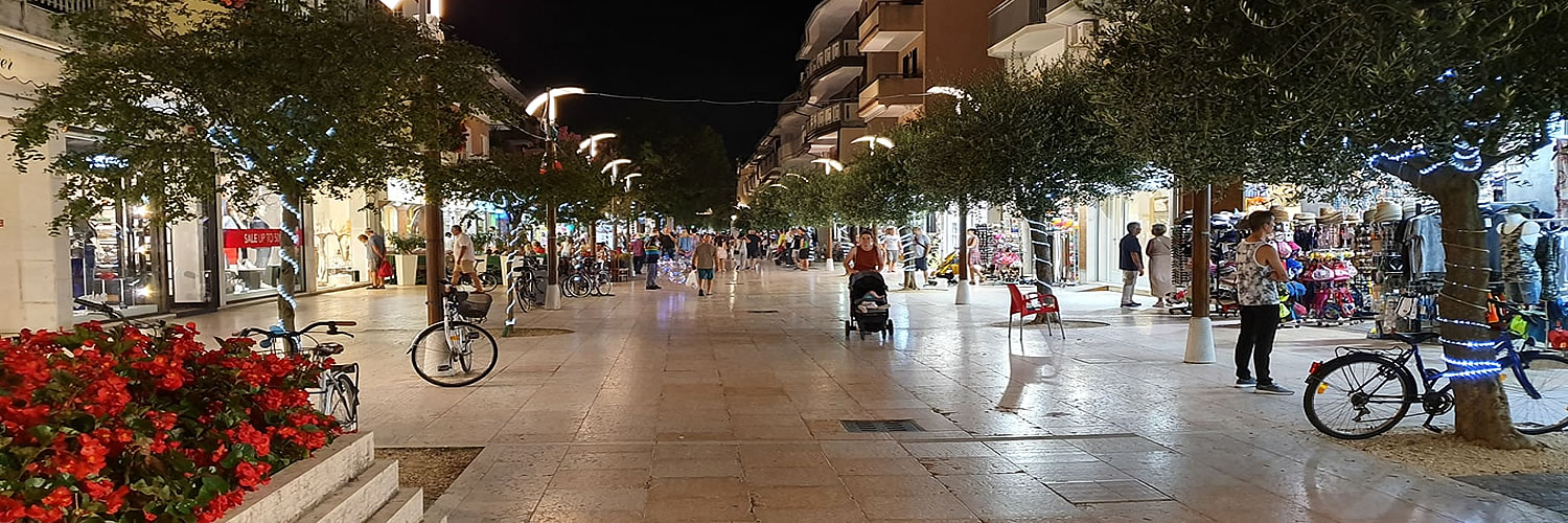 Centro storico a Lignano Sabbiadoro