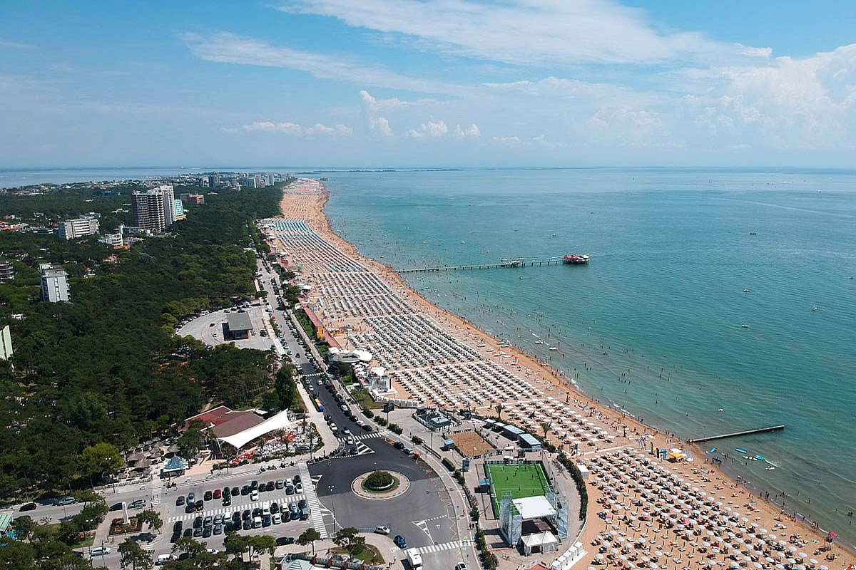 Spiaggia a Lignano Pineta