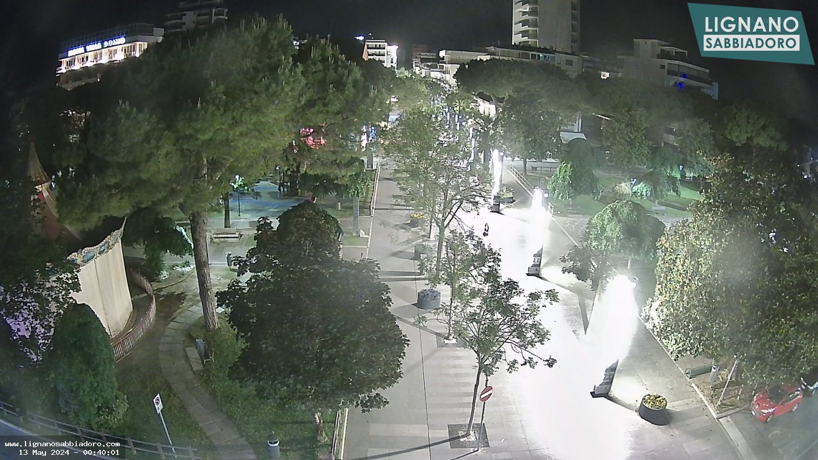 Webcam San Giovanni Bosco Park und Fußgängerzone im Zentrum