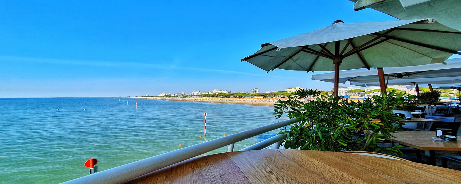 Vista da terrazza a Mare Lignano Sabbiadoro