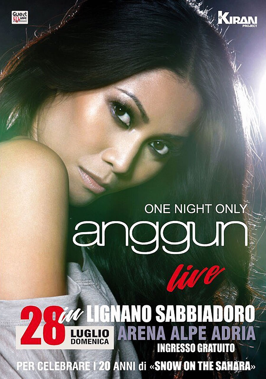 Anggun in concerto a Lignano