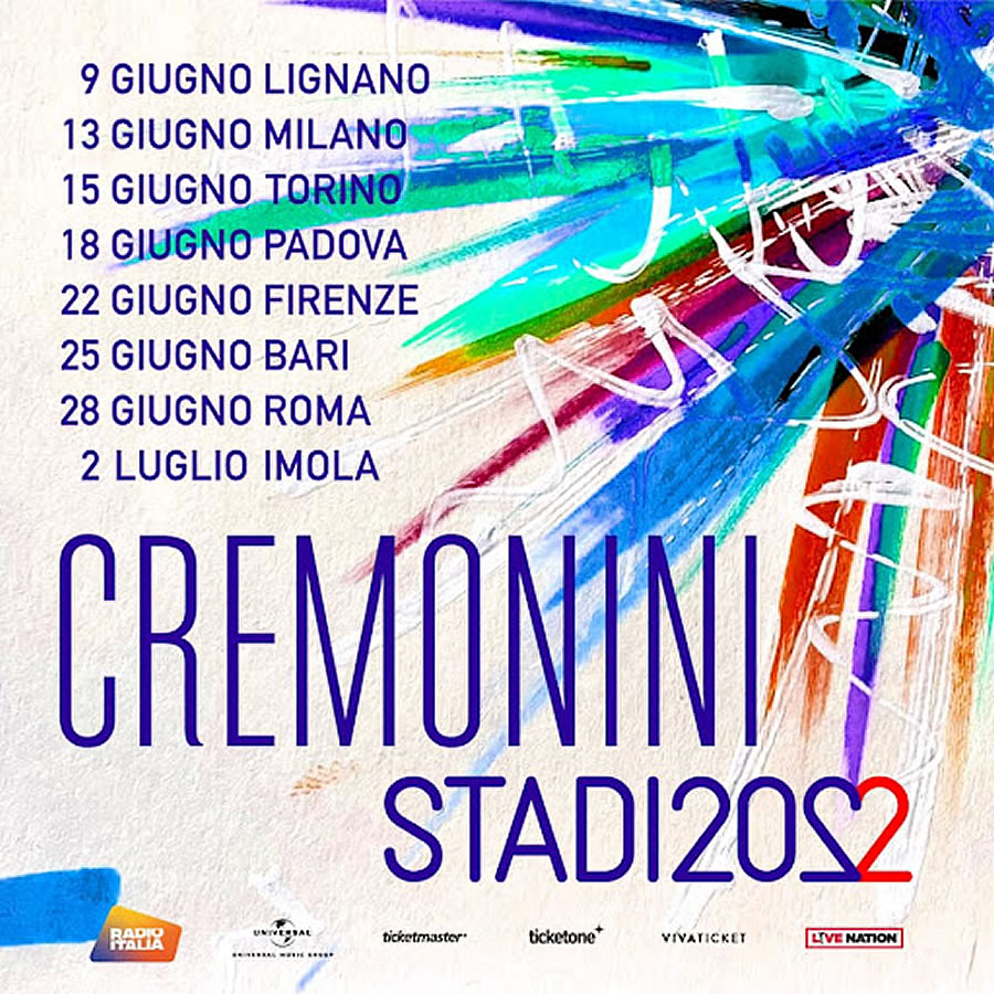 Cesare Cremonini in concerto a Lignano Sabbiadoro