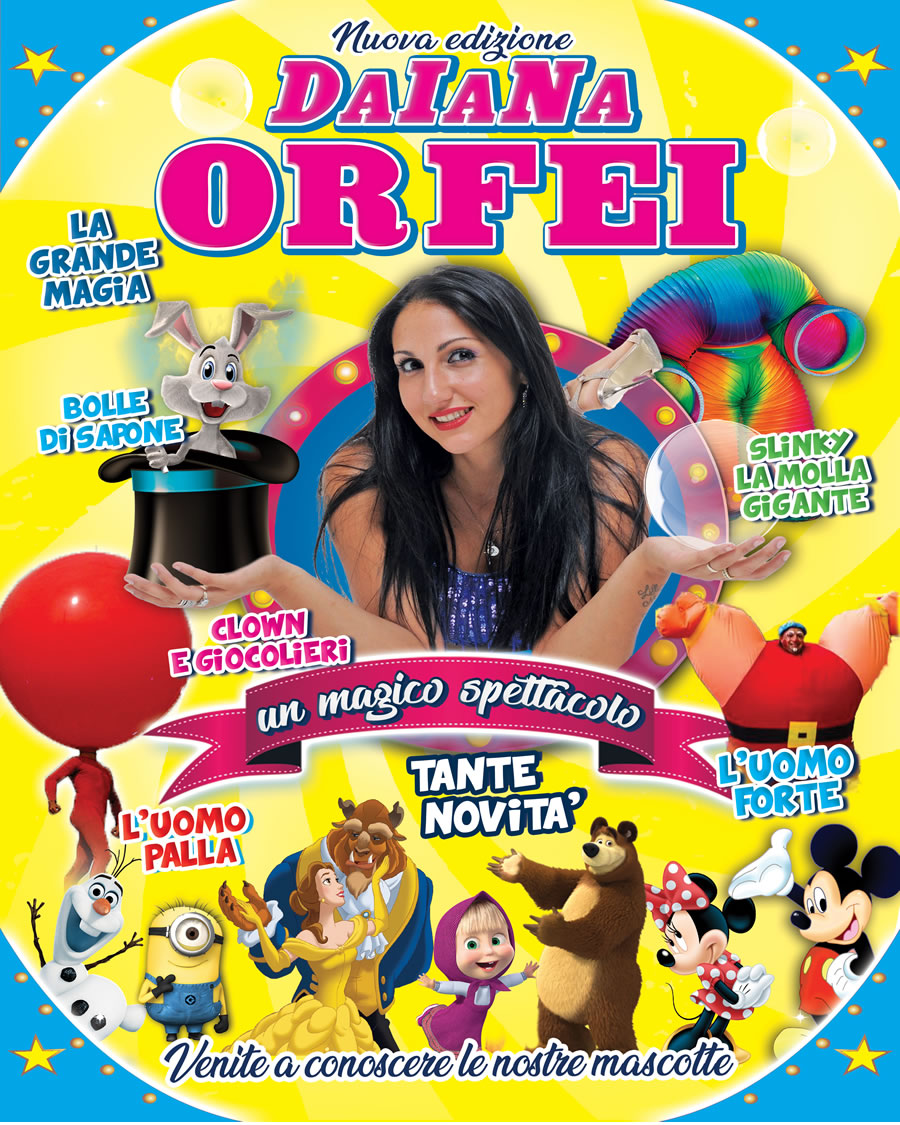 Daiana Orfei circo Lignano Sabbiadoro