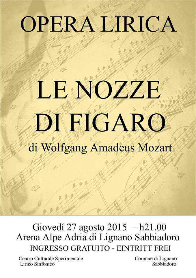 Opera lirica Le nozze di Figaro