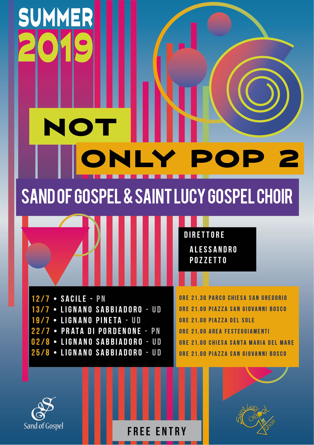 Programma concerti Sand of Gospel
